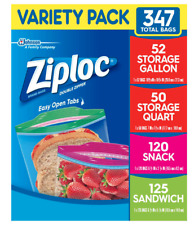 Ziploc Variety Pack With An