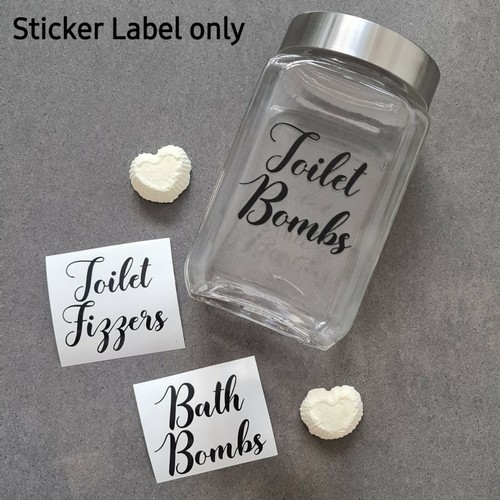 Sticker label for bathroom - for,