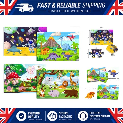 Wooden jigsaw puzzles - wooden, kids