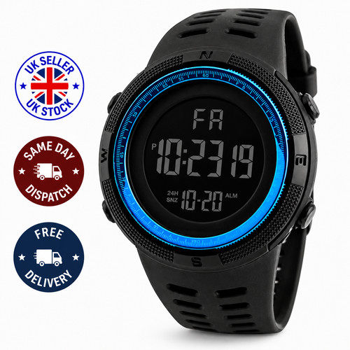 Mens digital sports watch - mens,