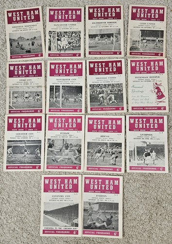 West ham programmes from - ham,