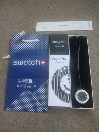 Swatch royal pop ocho negro - royal,