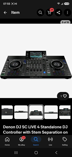 Denon live double - dj, deck