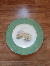 Coalport Waring & Gillow Antique Inverlochy Castle China Cabinet Plate P.Simpson