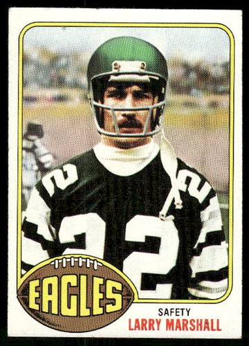 1976 topps larry marshall - topps,