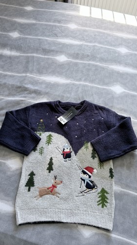 Boys scene christmas jumper - christmas,