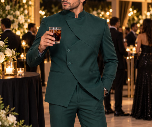 Men african wedding suit - men's,