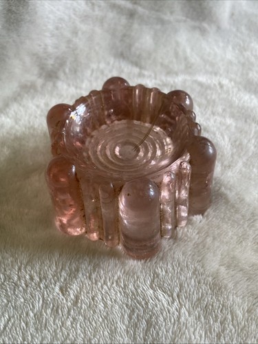 Antique pink pressed - antique, glass