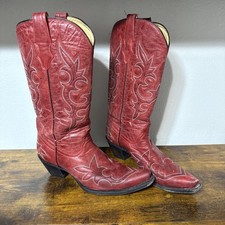 Corral Red Embroidered Women's