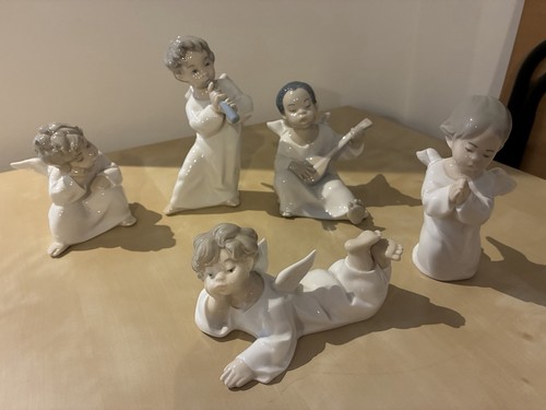 Vintage lladro cherubs - vintage,