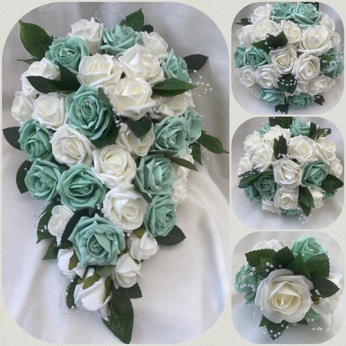 Wedding bouquets mint flowers - bouquets,