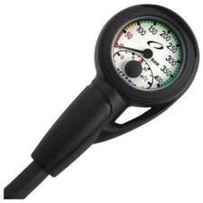 OCEANIC SWIV SINGLE METRIC CONSOLE GAUGE/SPG WITH BOOT & HOSE