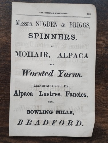 Sugden briggs bowling - sugden, briggs,