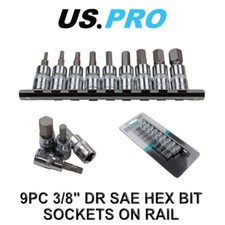 US PRO 9pc 3/8" dr SAE /
