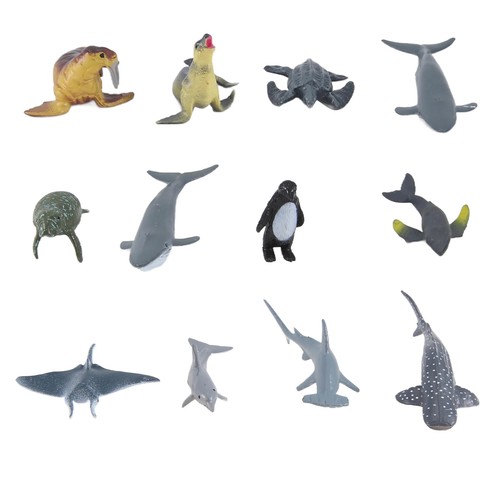 12pcs simulation marine - 1x(12pcs,