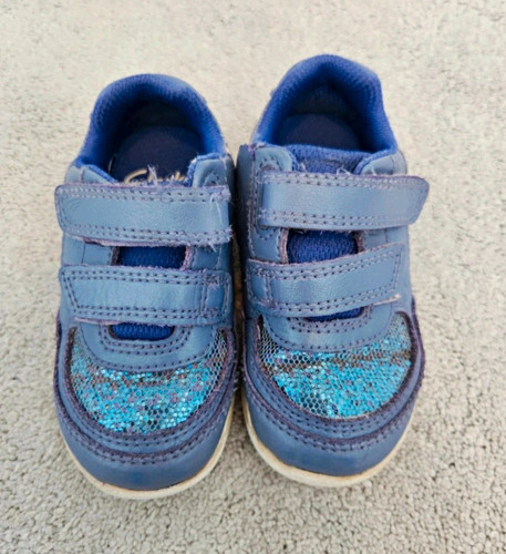 Clarks blue glitter hook - glitter,