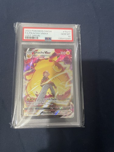 Psa pikachu vmax tg17 - psa,