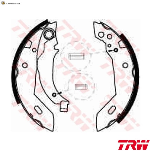 Brake shoe set - brake,