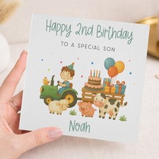 Personalised Tractor Birthday