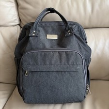 Cosyland Grey Baby Changing Backpack Nappy Bag Insulated Bottle Holder & straps