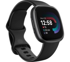 Fitbit Versa 4 Activity Tracker - Black/Graphite - Grade C