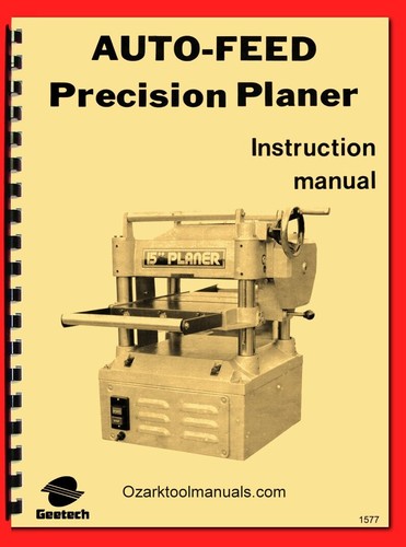 Geetech wood planer molder - wood,
