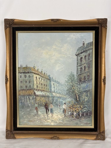 Original impressionist oil - original,