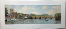 Henley On Thames stunning painting print by artist Robin Davidson