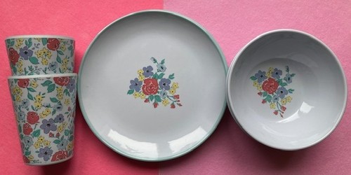 Chintzy floral pastel melamine - pastel,