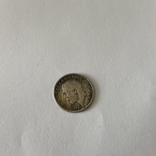 1912 george sixpence silver - v,
