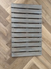 Wooden shower board - grey