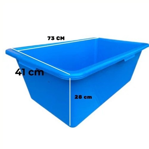 Mixing tub 90l blue - 90l, heavy