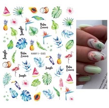 Tropical Nail Art Stickers