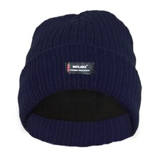 LADIES WOMENS BEANIE HAT WARM FLEECE LINED R40 THERMAL INSULATION