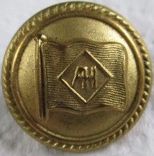 British:"ALFRED HOLT (BLUE FUNNEL LINE) GILDED BRASS BUTTON" (24mm, 1920s-1930s)