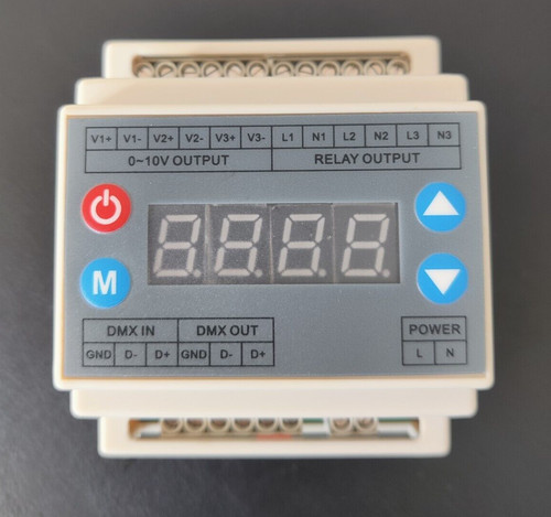 Channel dmx512 10volt - 3, 0-10volt