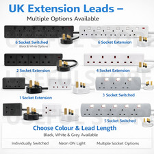 UK Extension Lead Cable