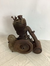 Antique Single Cylinder Motorcycle Engine / Parts As Shown @hc#mez