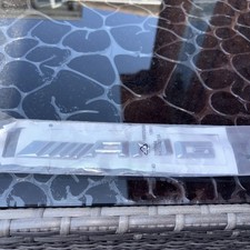 AMG BADGE EMBLEM CHROME SILVER C CL CLK SLK S SL 3M ADHESIVE Slanted A version