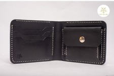 “Handmade Genuine Leather Wallet – Slim, Durable & Stylish Gift”