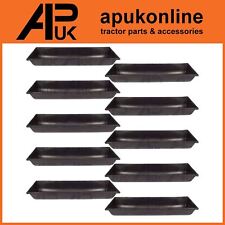 10x Animal Cow Calf Pet Chicken Duck Donkey Feed Feeding Trough Water 1m Plastic