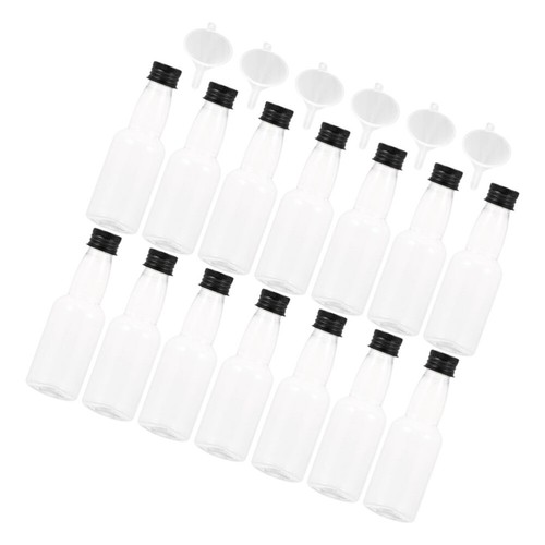 Mini plastic liquor bottles - plastic,
