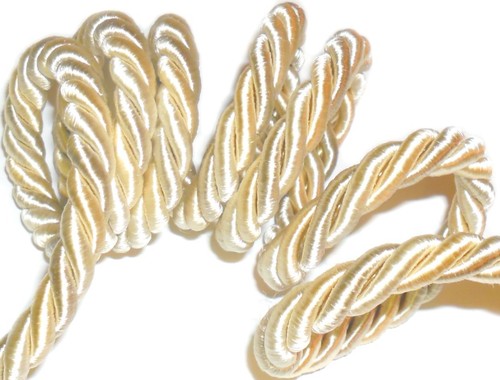 Cream silky piping edging - silky, piping/edging
