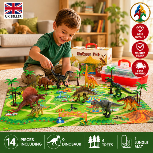 Pcs kids dinosaur playset - 14,