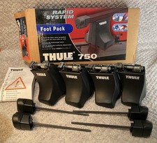 Thule Rapid System Foot Pack - Model 750 - With Box and Paperwork - D0233