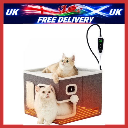 Heated cat house indoor - cat,