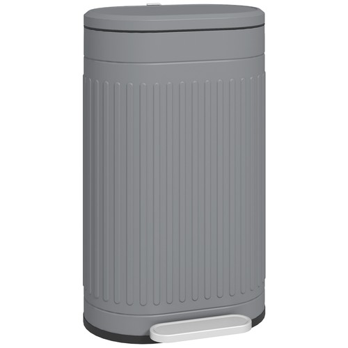 Homcom 30l grey - metal, kitchen