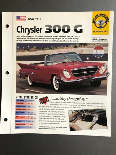 1961 chrysler 300 - 1961,