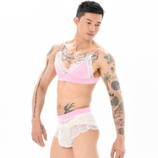 Mens Lace Skirt Thong Sissy