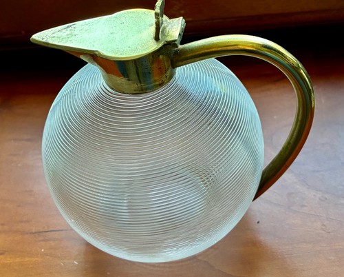 Antique brass murano glass - antique, &